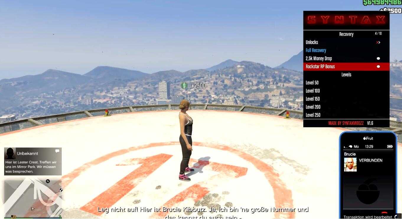GTA5 1.50 Syntax 1.6免费辅助 【注入式】带教程 TC辅助网www.tcsq1.com6270