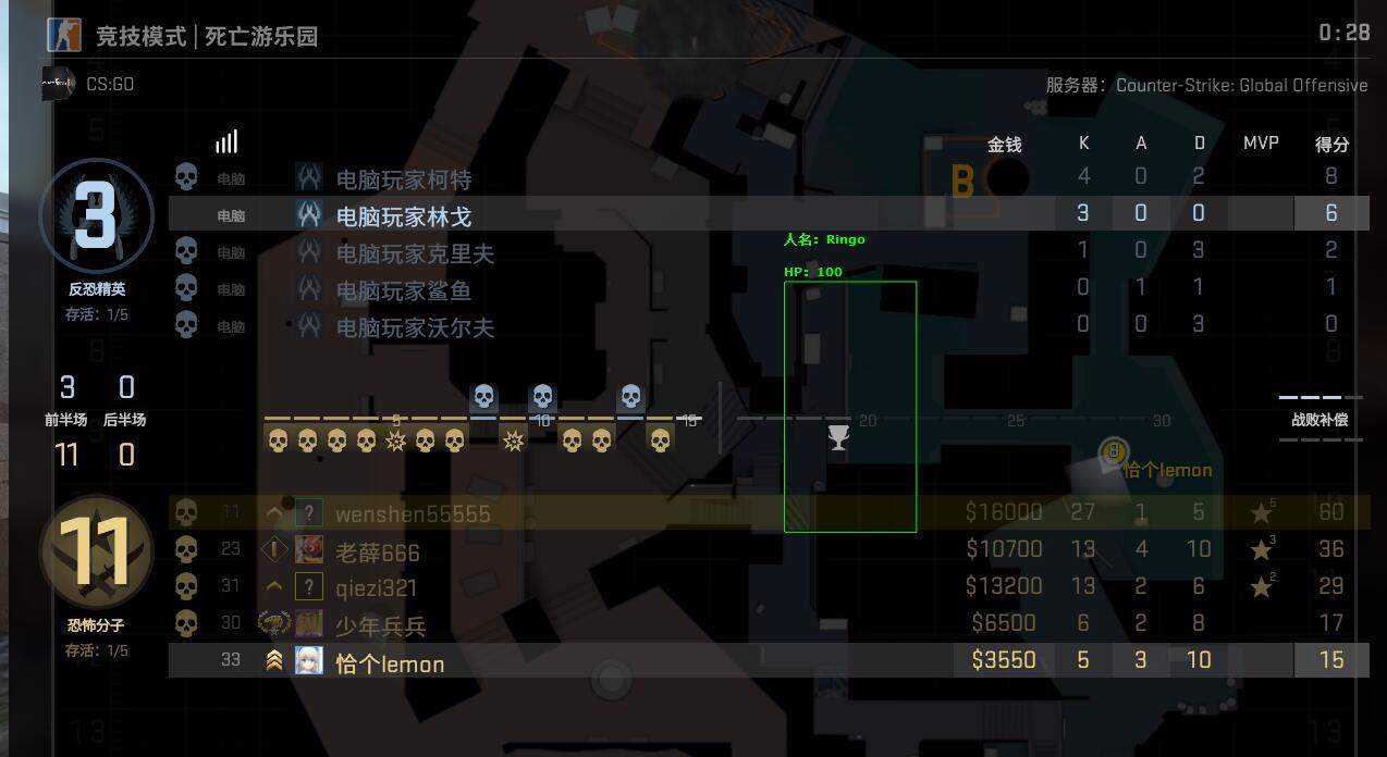 CSGOFE单板方框透视2.1支持5E 官匹国际服国服 TC辅助网www.tcsq1.com3686