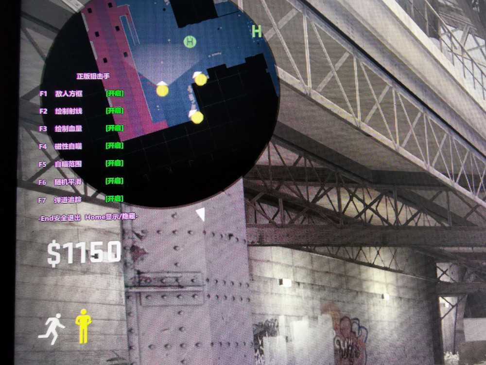 CSGO正版狙击手支持5E破解版 独家弹道追踪 TC辅助网www.tcsq1.com798