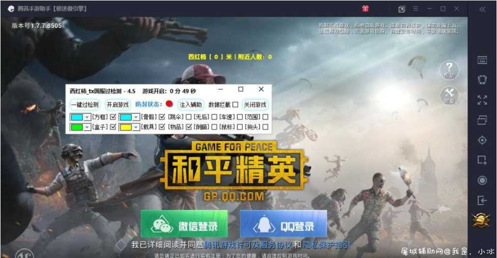 和平精英西红柿V4.5(观透)TX模拟器破解版 TC辅助网www.tcsq1.com9024