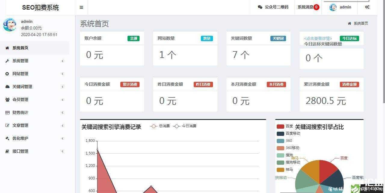 SEO按天扣费系统网站源码 点击扣费seo,seo点击不扣费,会员扣费系统,关键词扣费,按天扣费系统,TC辅助网www.tcsq1.com7351