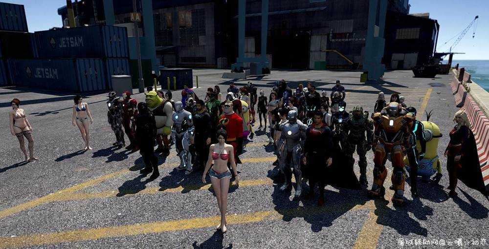 GTA5mod整合版游戏 真实画质+1000辆真车+200添加人物 TC辅助网www.tcsq1.com6986