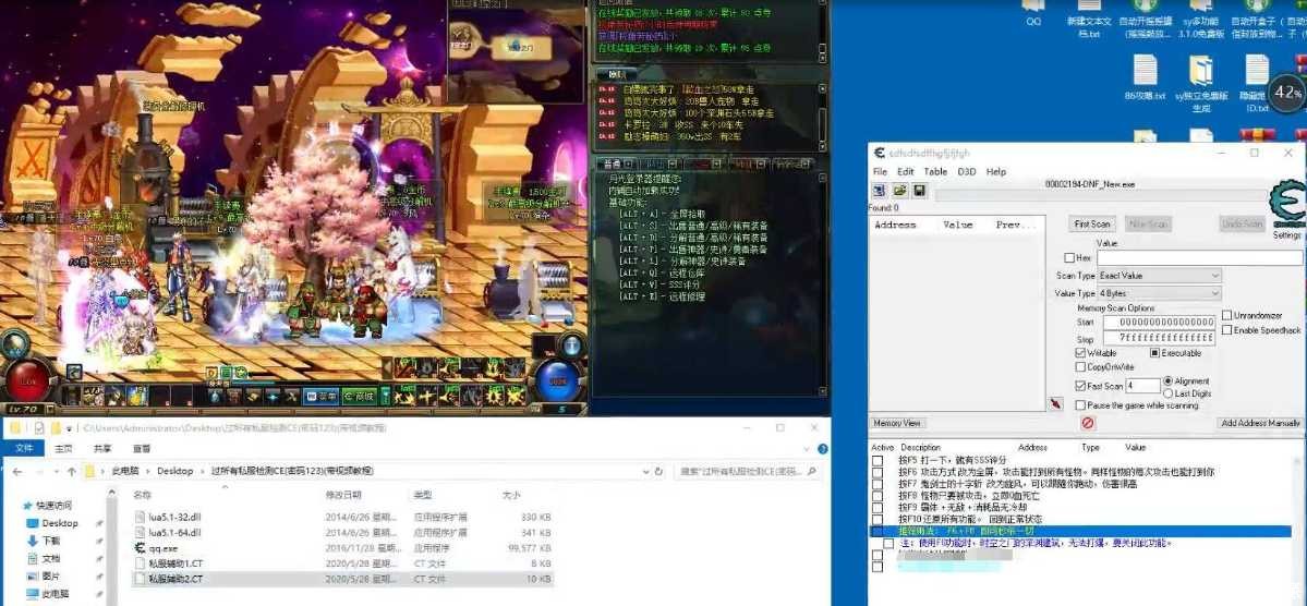 DNF私服CE通用过检测辅助 TC辅助网www.tcsq1.com8073
