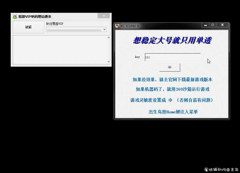 易游网络验证VIP单码理论通杀(无视加壳 ） TC辅助网www.tcsq1.com3887