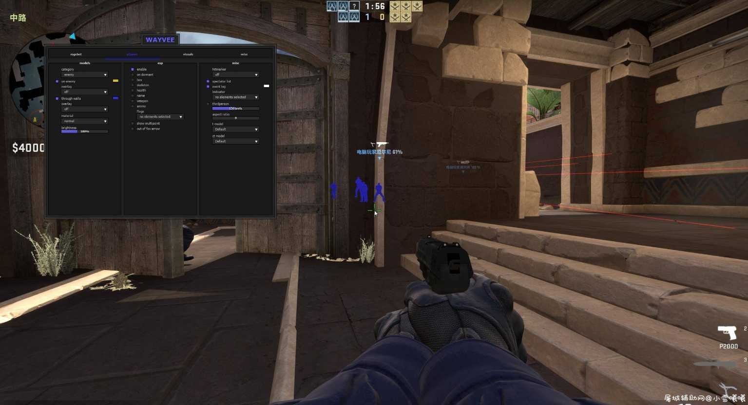 CSGO威威wayvee15 透视自瞄辅助老外提取DLL TC辅助网www.tcsq1.com4677