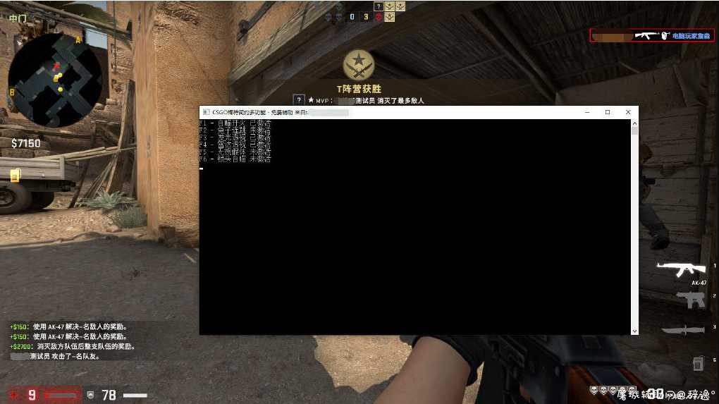 CSGO耶特外部多功能辅助免费版 TC辅助网www.tcsq1.com3569