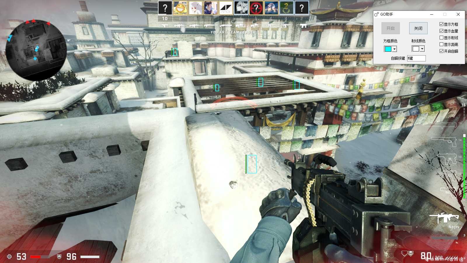 CSGO GO助手-透瞄显血 V2.3 TC辅助网www.tcsq1.com9145