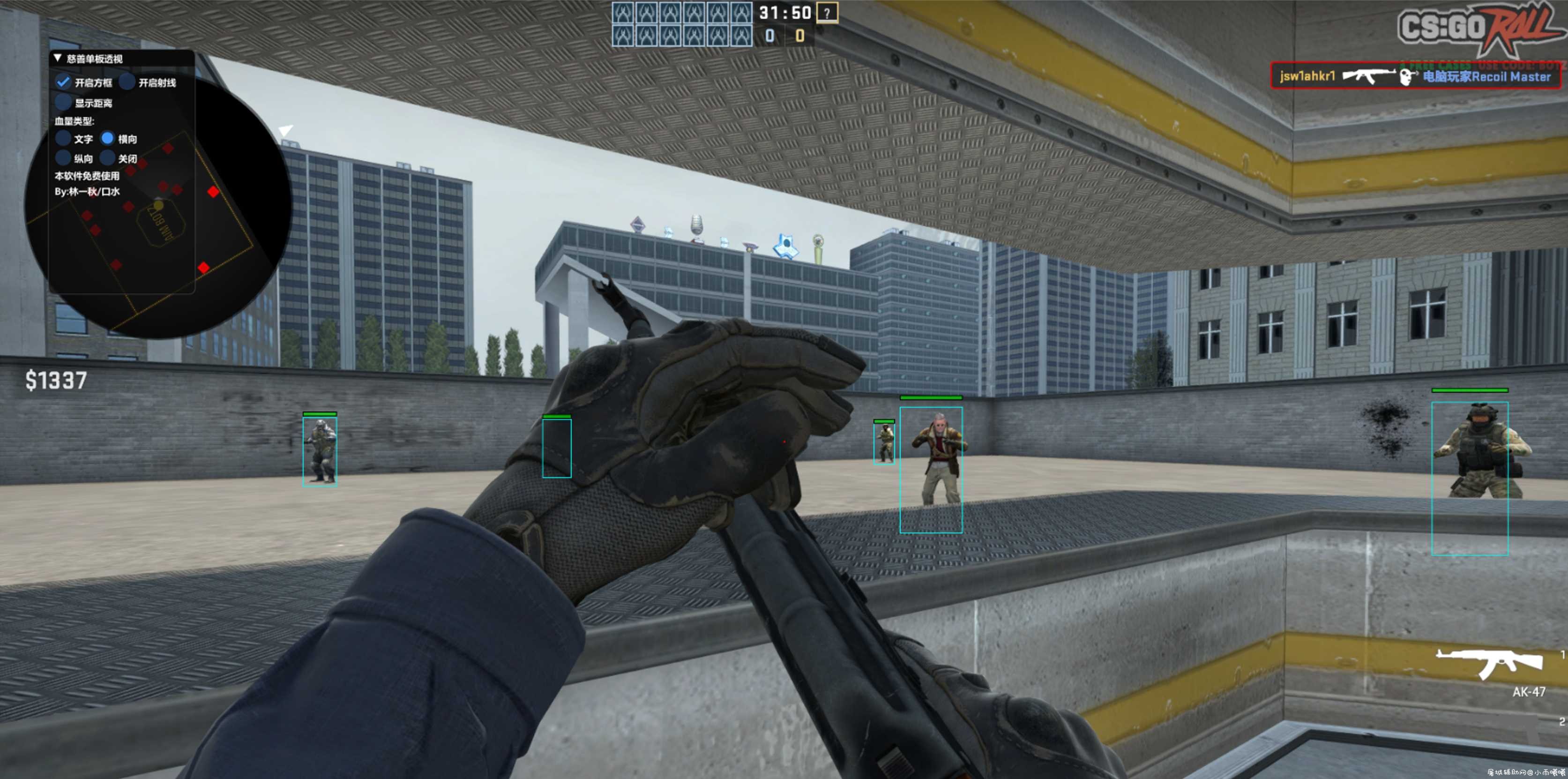 CSGO官匹方框单板透视多功能辅助 TC辅助网www.tcsq1.com4235