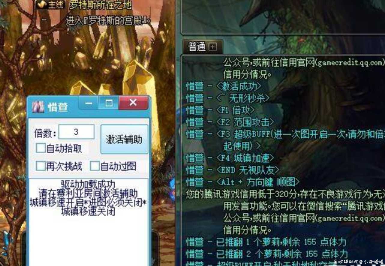 DNF惜萱破解版辅助（多功能BUFF秒杀） TC辅助网www.tcsq1.com2699