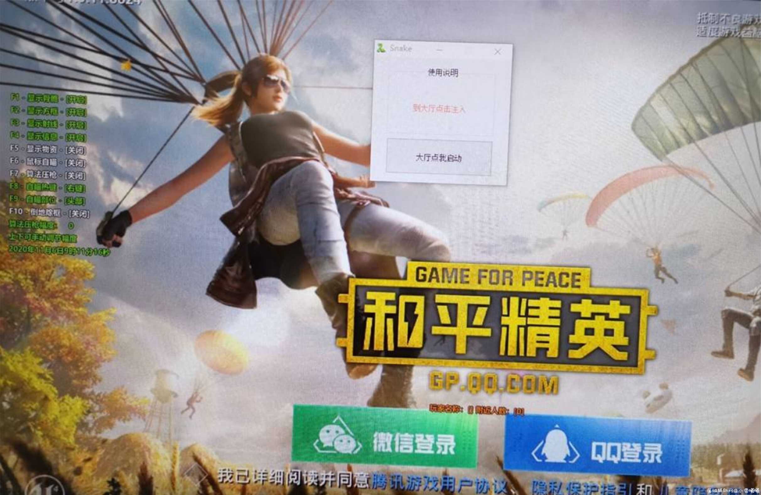 和平精英支付宝破解版（透瞄）TX模拟器辅助 TC辅助网www.tcsq1.com5005