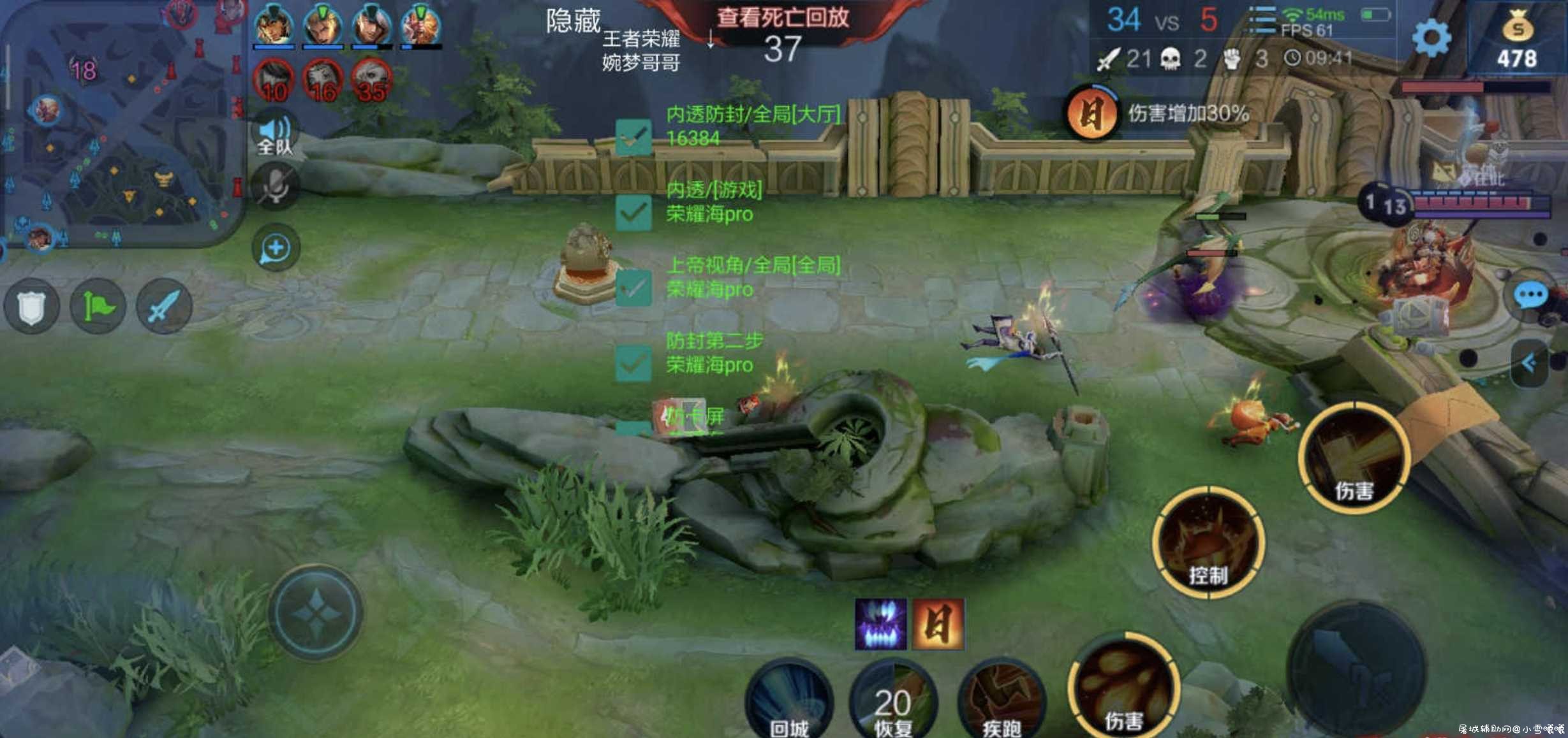 王者荣耀正式服内存透视+防封 TC辅助网www.tcsq1.com9053