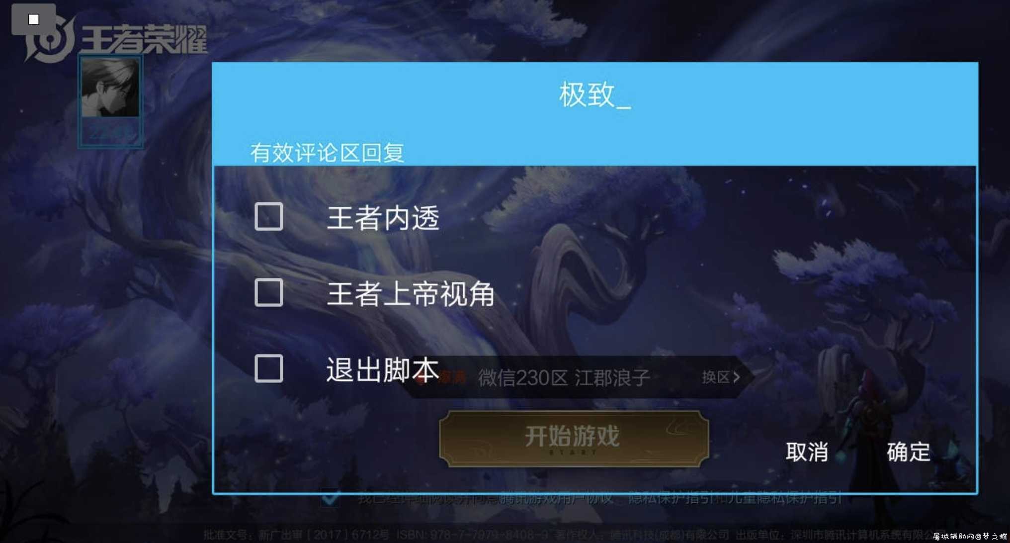 王者荣耀全防+内透+框架一套打包 TC辅助网www.tcsq1.com1111