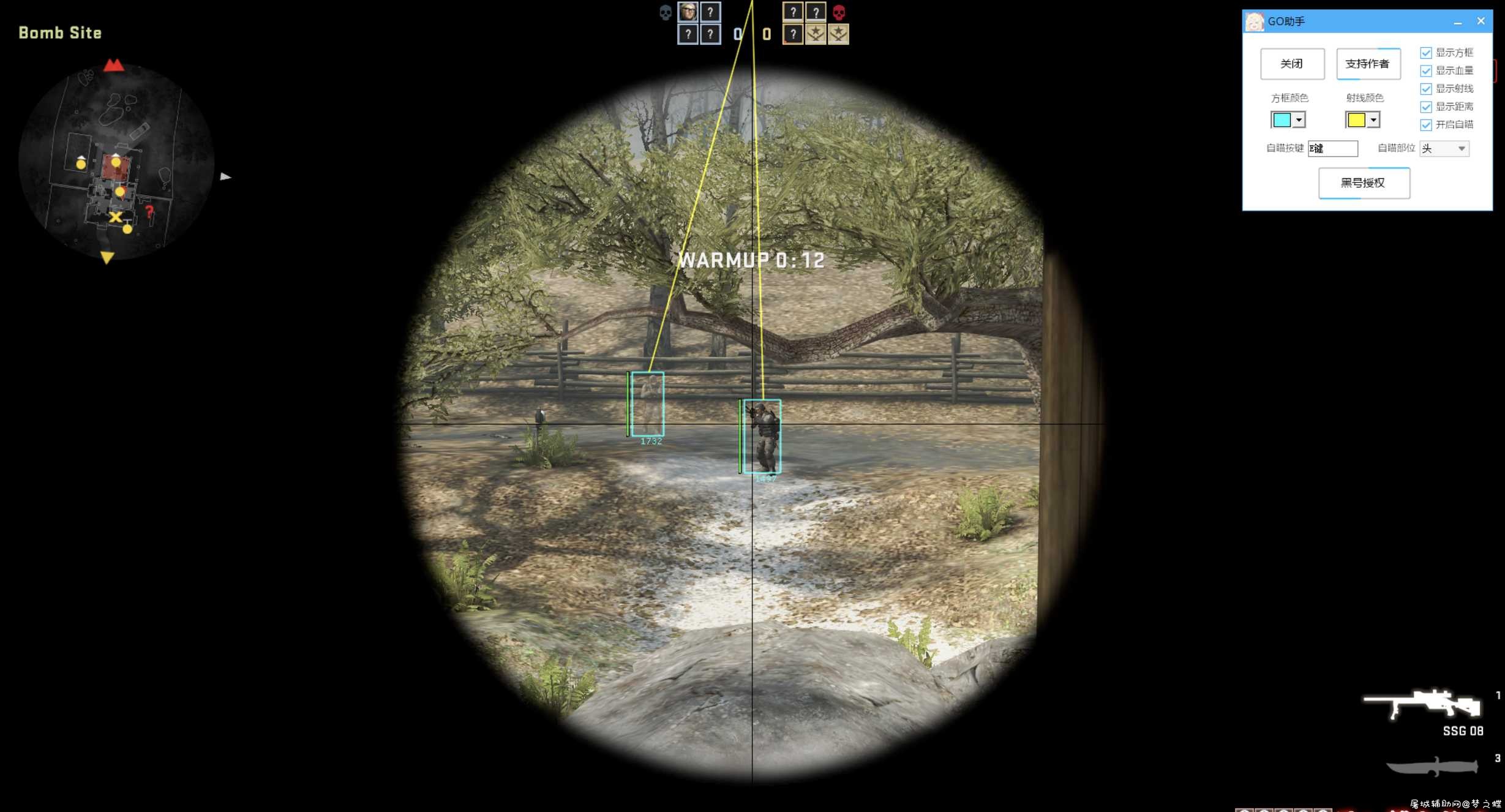 CSGO（GO助手V2.39-透视自瞄） TC辅助网www.tcsq1.com1740