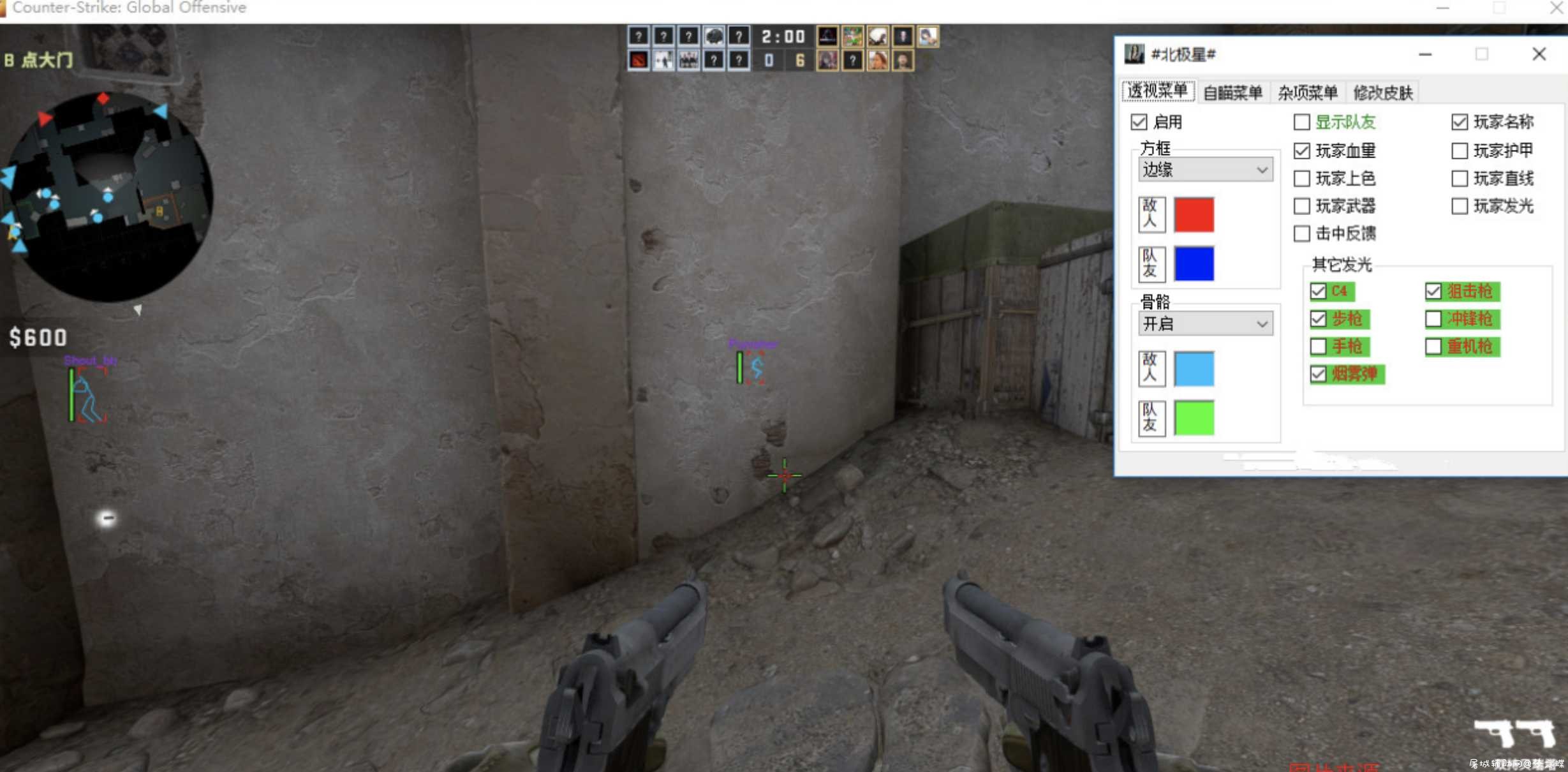 CsGo北极星外部 透视自瞄自动压枪假延迟 可直播v6.7.9 TC辅助网www.tcsq1.com3829