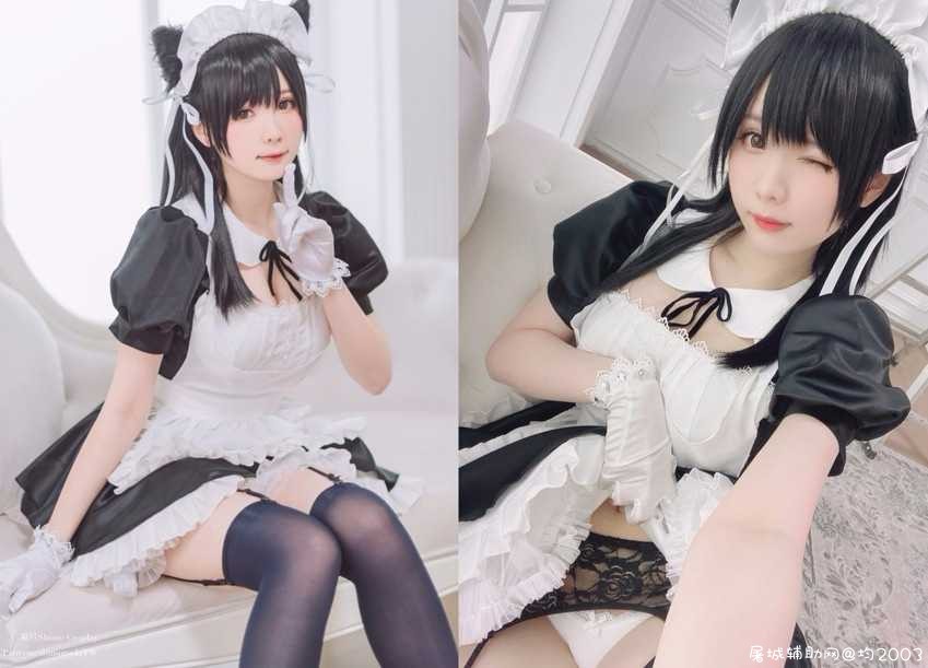 [COSPLAY] 霜月Shimo - 爱宕女仆[16P+2V175M] TC辅助网www.tcsq1.com2586