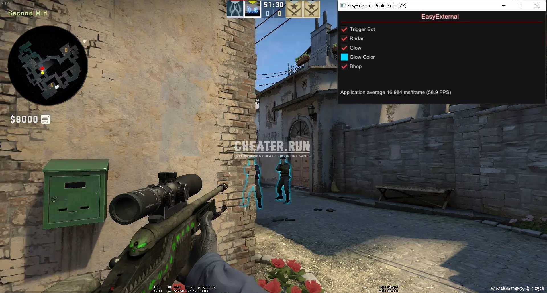 CSGO - EasyExternal免费作弊辅助v2.3 TC辅助网www.tcsq1.com3490