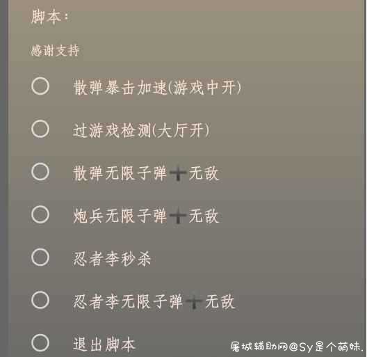 小小突击队脚本(无敌,无限子弹,散弹暴击) TC辅助网www.tcsq1.com8308