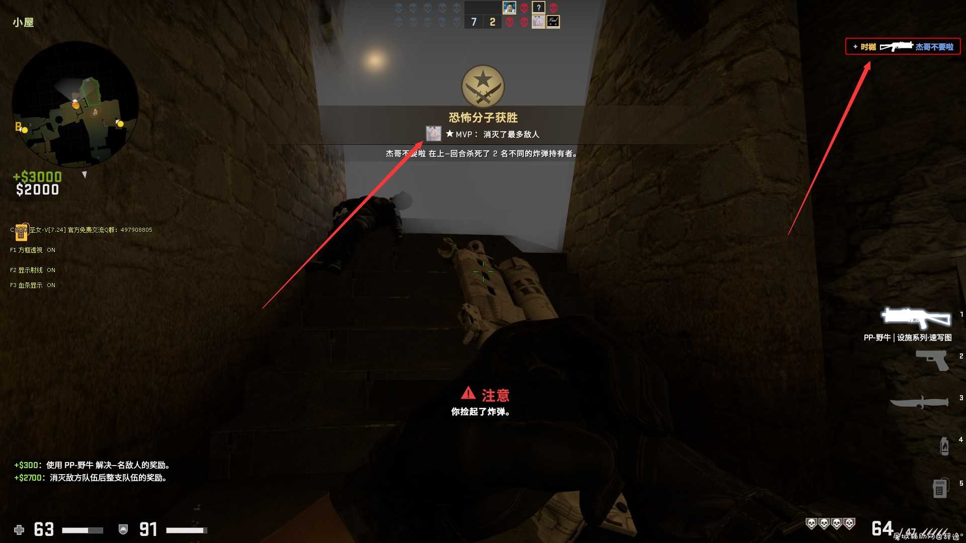 CSGO·圣女- 方框显血射线透视 V7.24 TC辅助网www.tcsq1.com2716