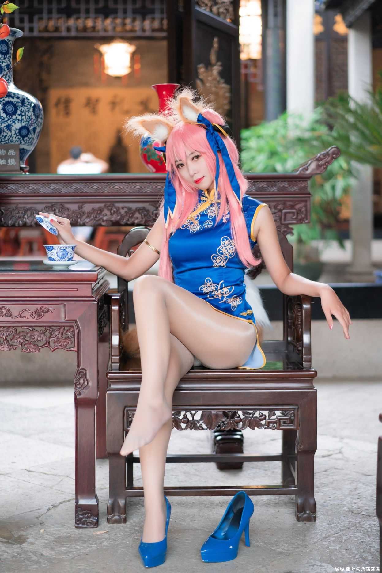 Money冷冷 - 玉藻前旗袍 [17P-164MB] TC辅助网www.tcsq1.com9159