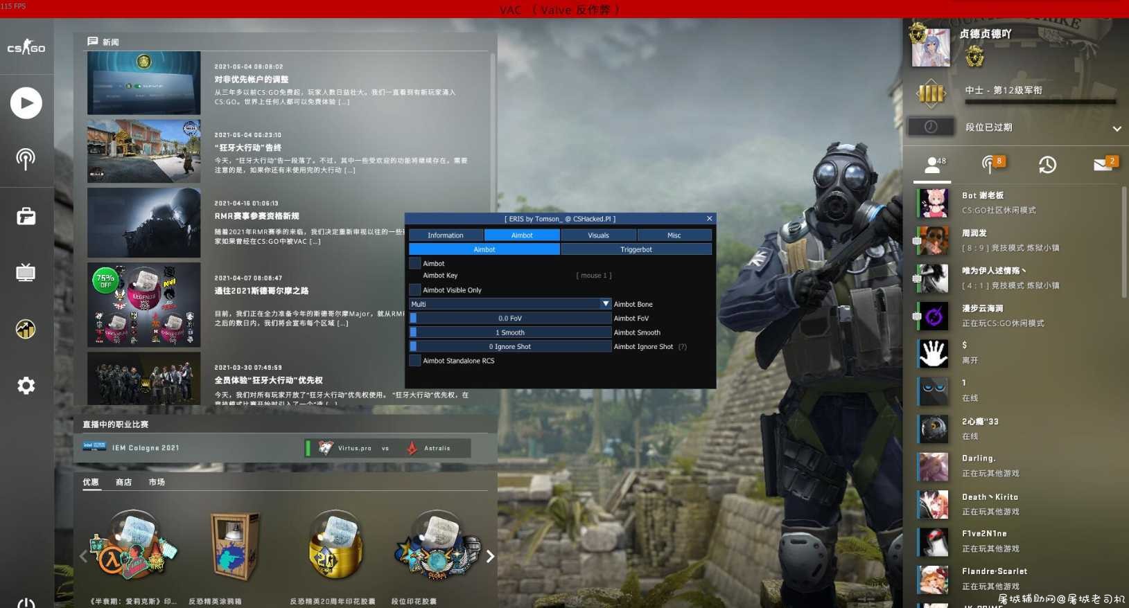 CSGO ERIS国外制作外部功能辅助 [ 支持头号特训 ] TC辅助网www.tcsq1.com3197