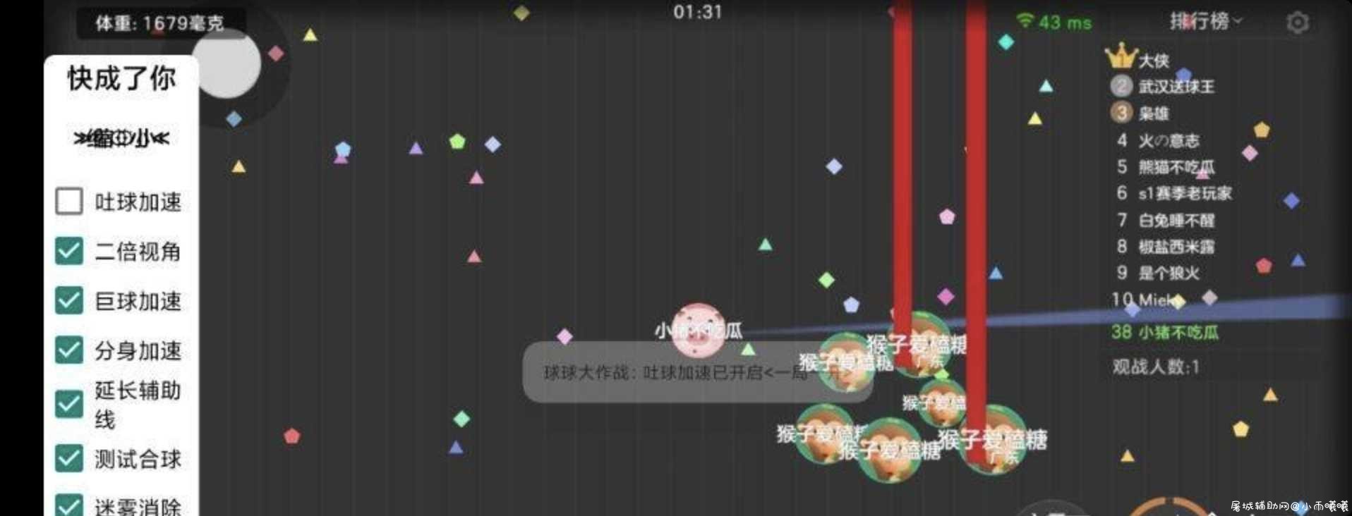 球球大作战直装多功能自己看图 TC辅助网www.tcsq1.com1184