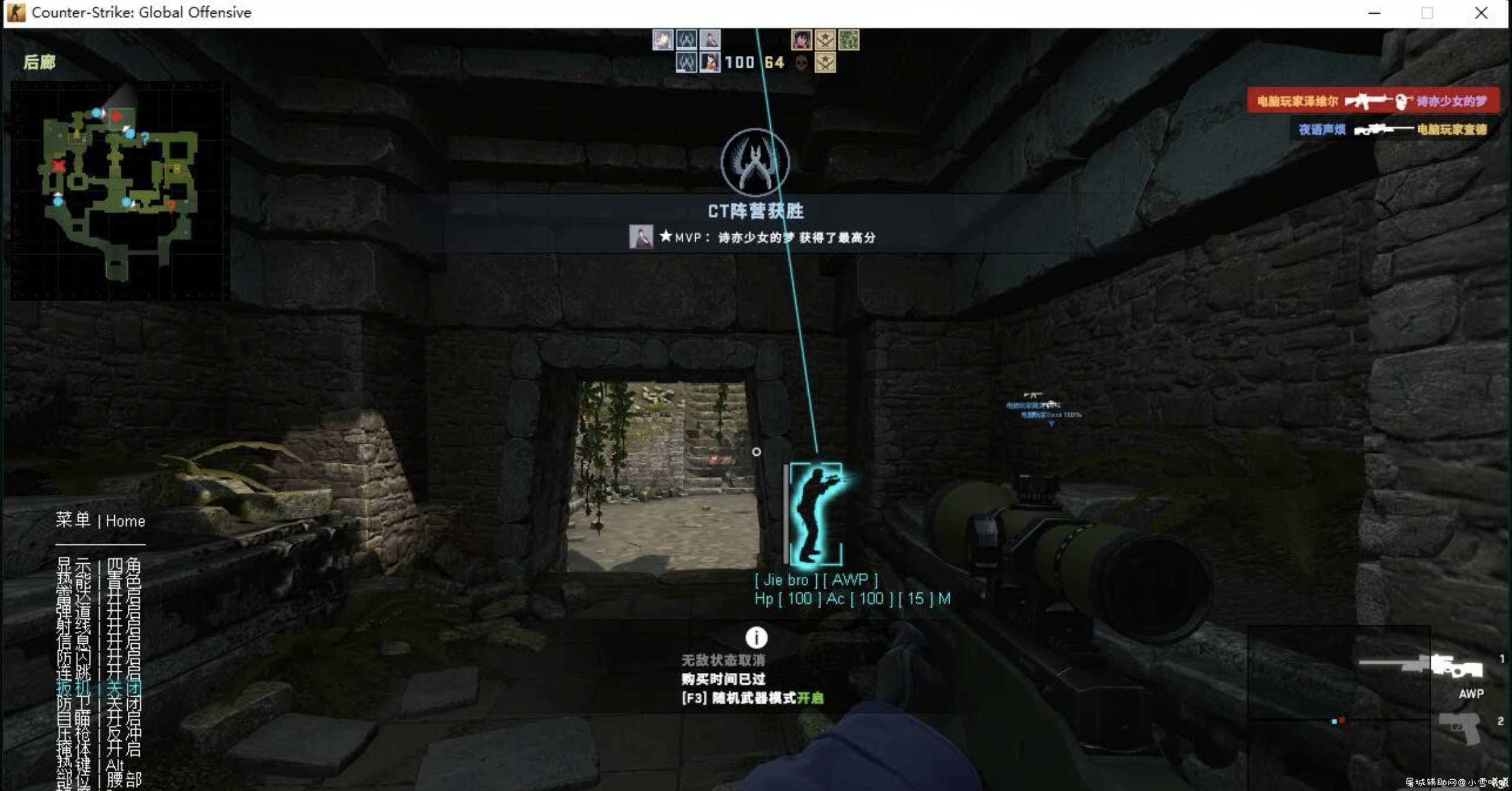 CSGO透视 强锁 静默 剁功能变态版 [A] TC辅助网www.tcsq1.com1884