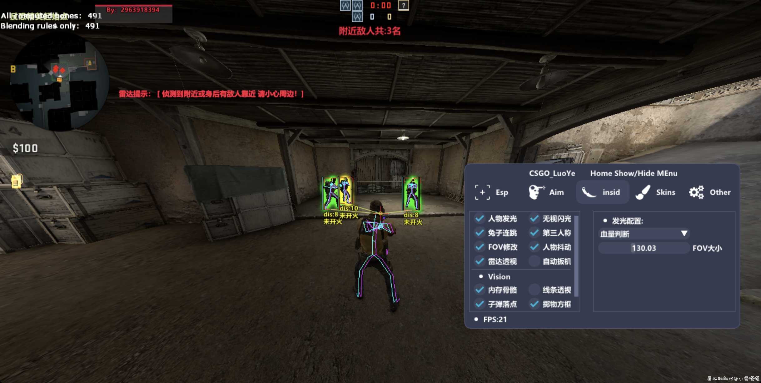 CSGO_LuoYe1.3外部绘制辅助 TC辅助网www.tcsq1.com8704