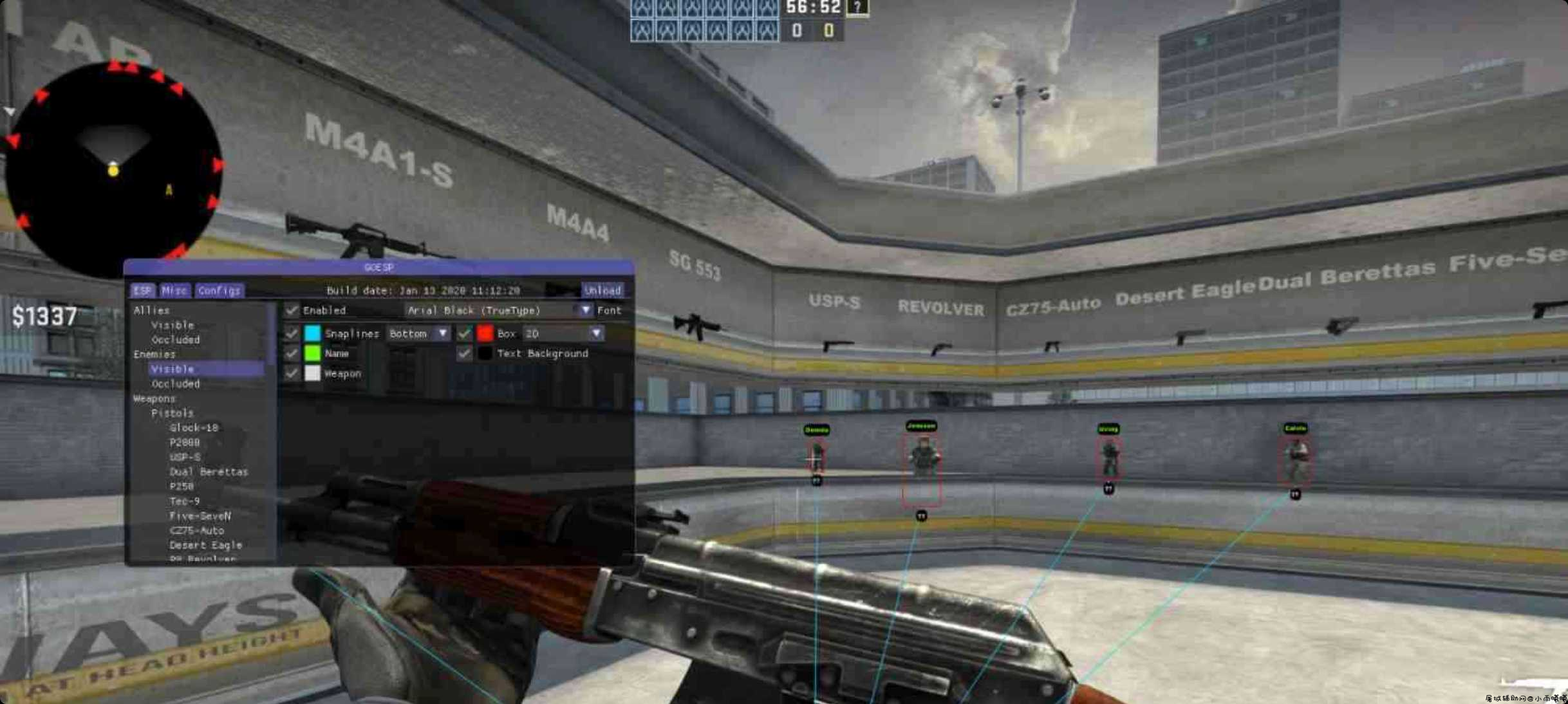 CSGO GOESP 一款单板透视 TC辅助网www.tcsq1.com1830