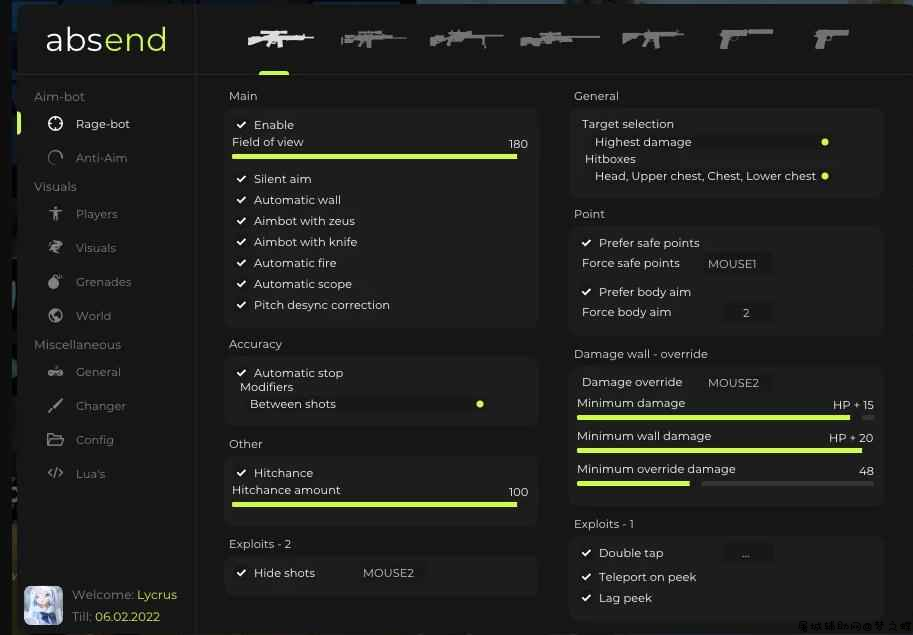 CSGO Absend超强国外免费DLL暴力摇头反自瞄 TC辅助网www.tcsq1.com9736