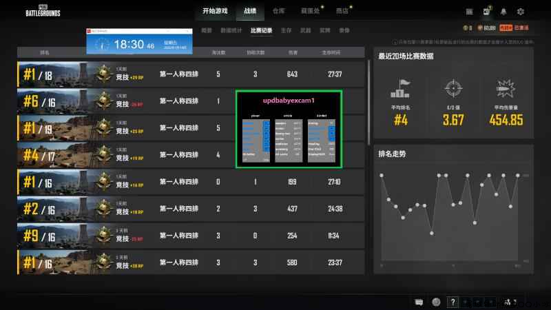 PUBG绝地求生·Updbabyexcam1多功能助手破解版「2022.2.5」 TC辅助网www.tcsq1.com9361
