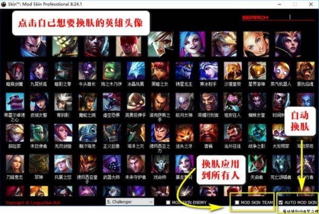 LOLPro老外换肤助手v12.4.1 TC辅助网www.tcsq1.com8852