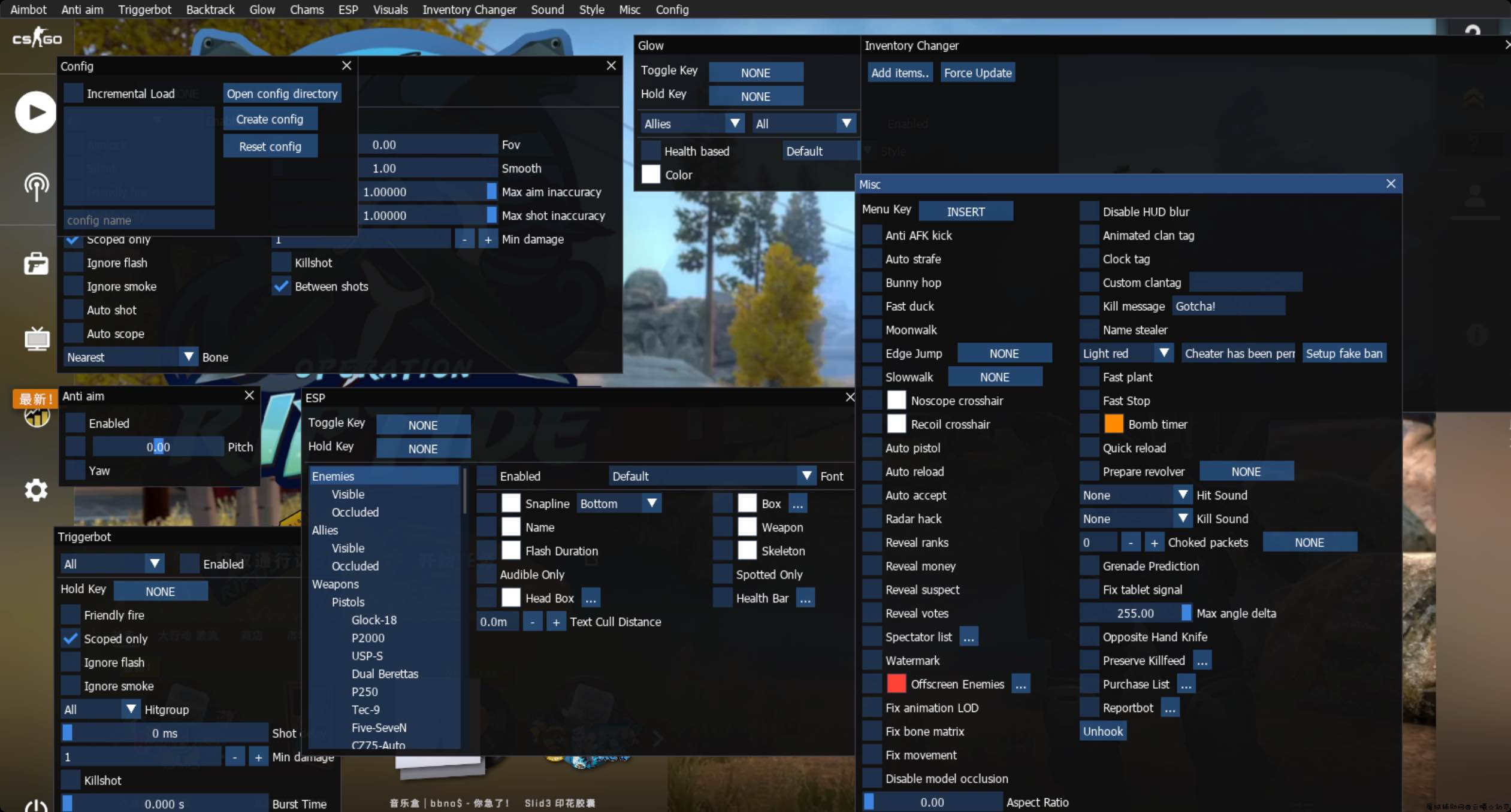 CSGO Osiris多功能作弊辅助双版本 TC辅助网www.tcsq1.com3865