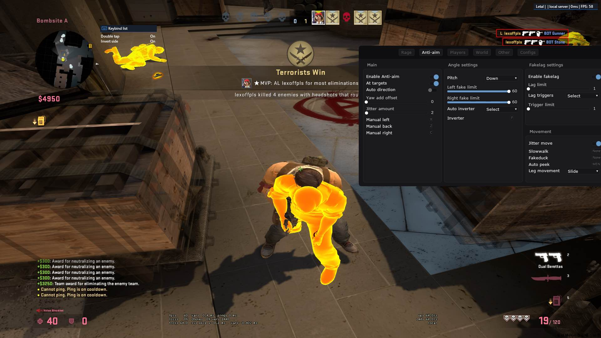 CSGO LETAL摇头假身暴力国外免费DLL TC辅助网www.tcsq1.com6884
