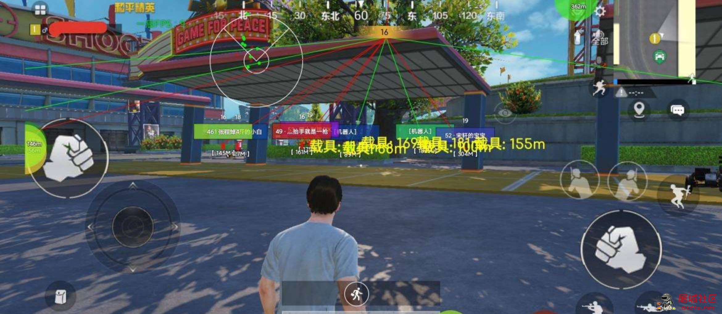 和平精英梦想绘制自瞄雷达透视多功能插件 TC辅助网www.tcsq1.com8651