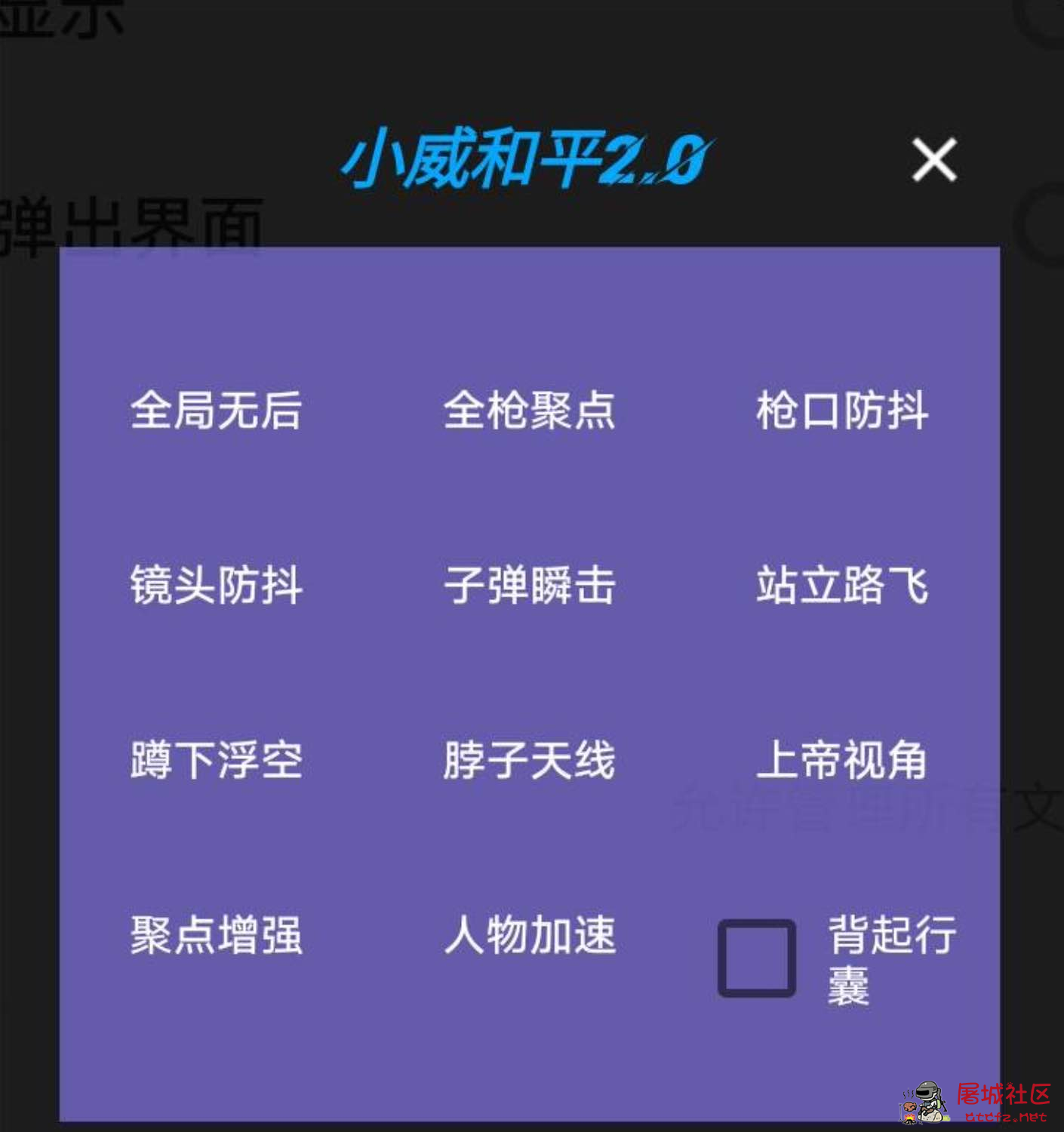 和平精英小威无后聚点防抖瞬击多功能插件 TC辅助网www.tcsq1.com7416
