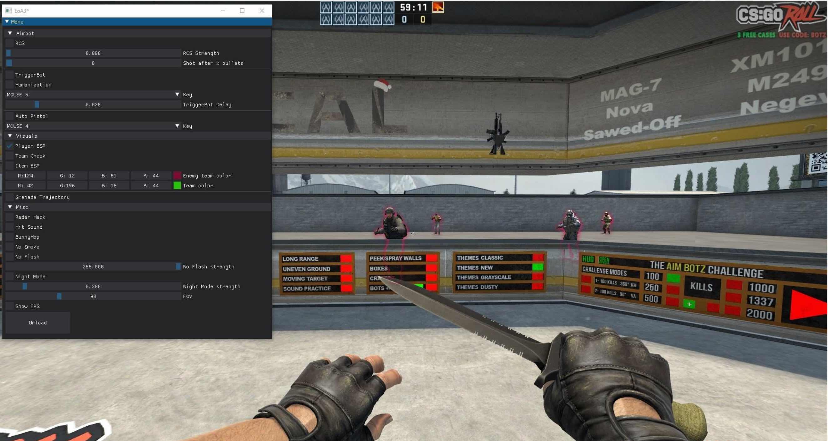 CSGO BetterGo透视自瞄无后座多功能辅助v1.4.7 TC辅助网www.tcsq1.com9782