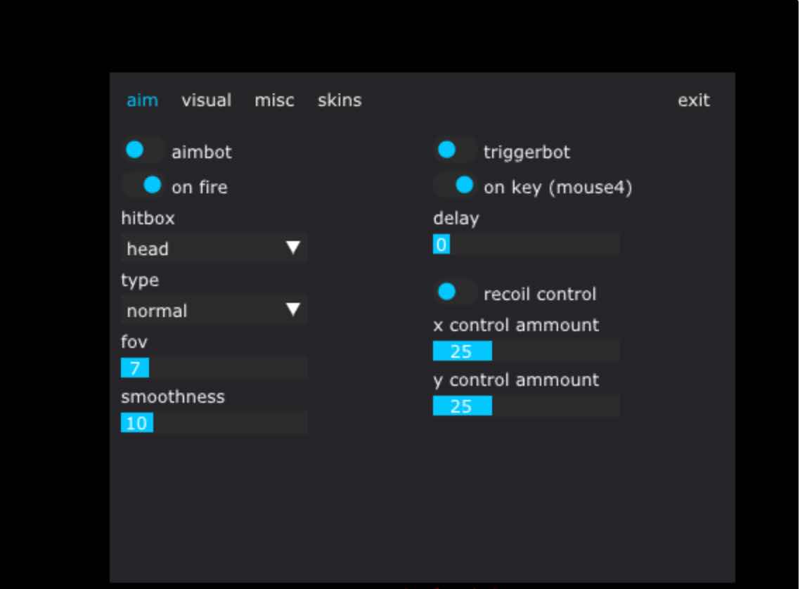 CSGO Wenishack 外部透视自瞄作弊辅助v1.2 TC辅助网www.tcsq1.com4616