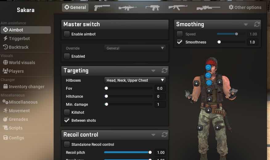 CSGO-Sakara免费全功能演技自瞄回溯透视杂项换肤 TC辅助网www.tcsq1.com7383