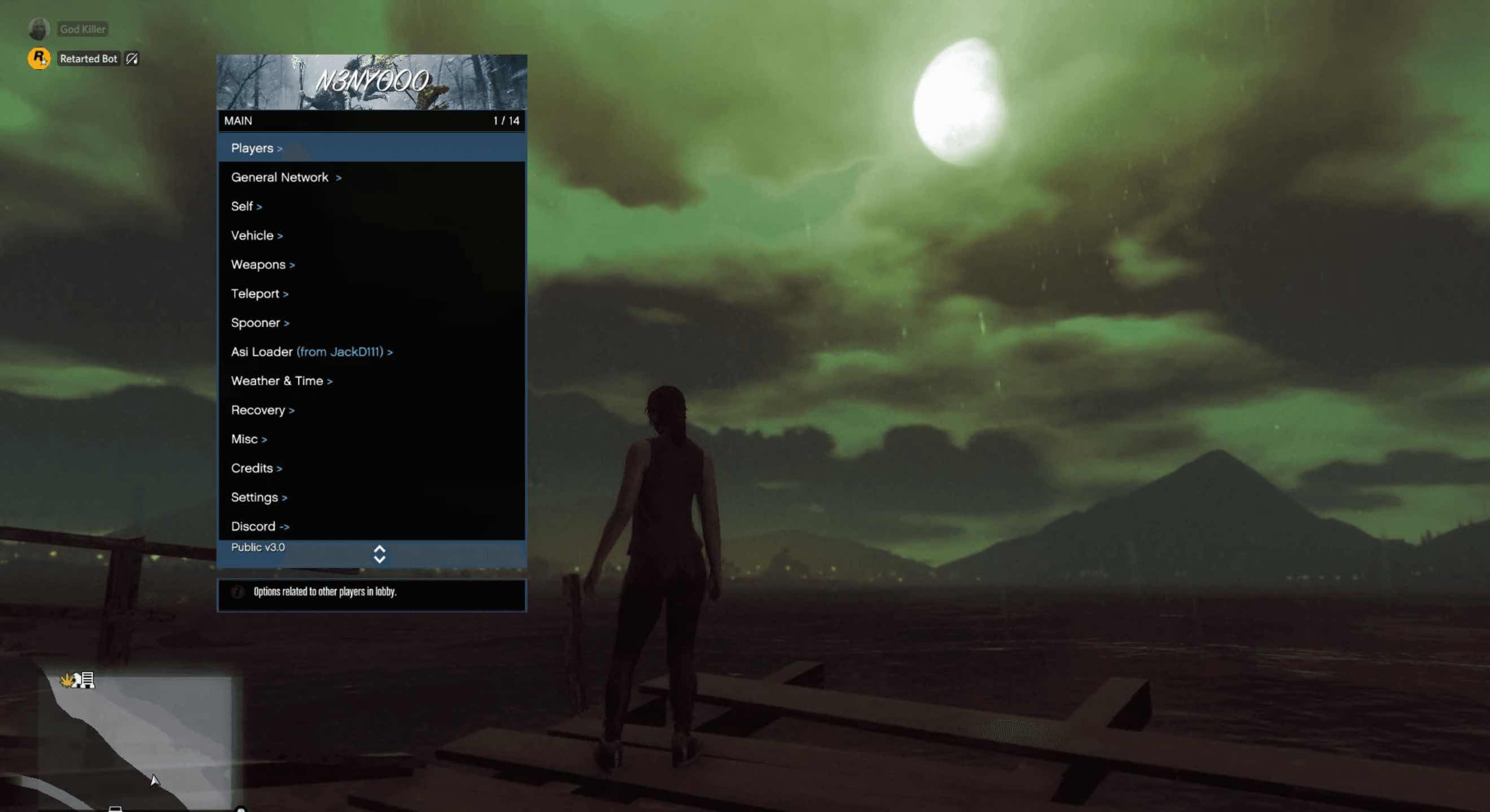 GTA5[1.63]N3NY000线上菜单多功能作弊辅助v3.4 TC辅助网www.tcsq1.com1636