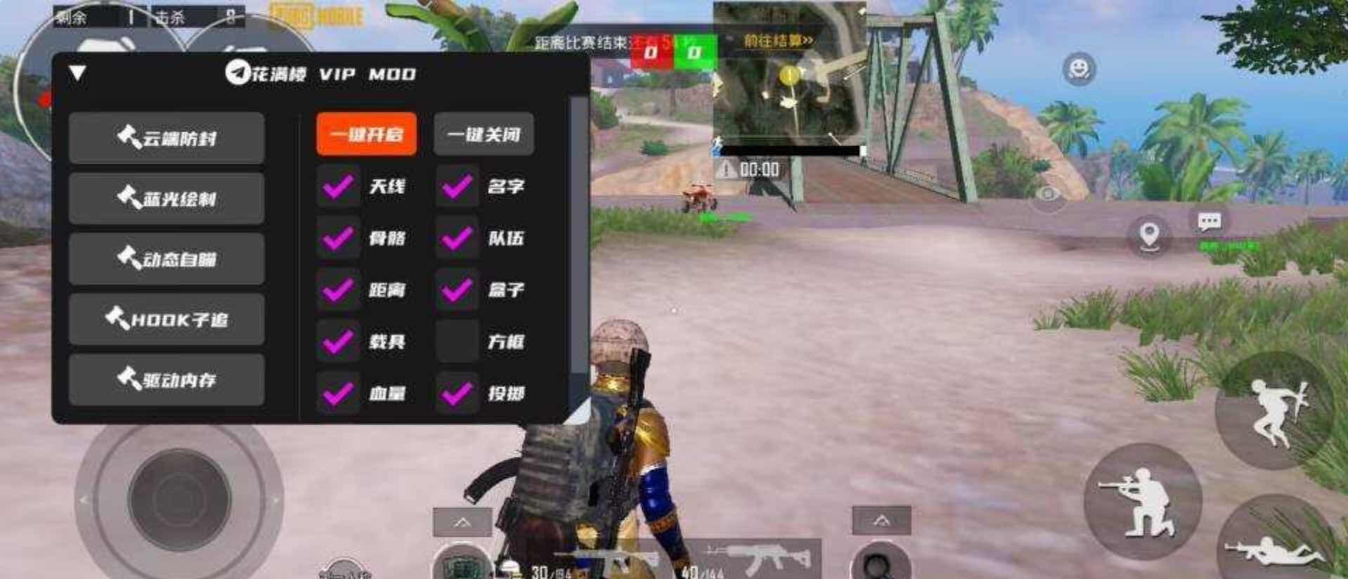 PUBG国际服花满楼绘制自瞄子追公益直装 TC辅助网www.tcsq1.com1655