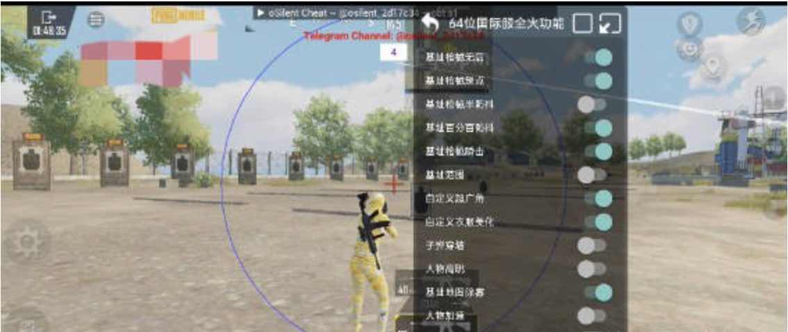 PUBG国际服WR无后聚点范围多功能内置脚本 TC辅助网www.tcsq1.com2851