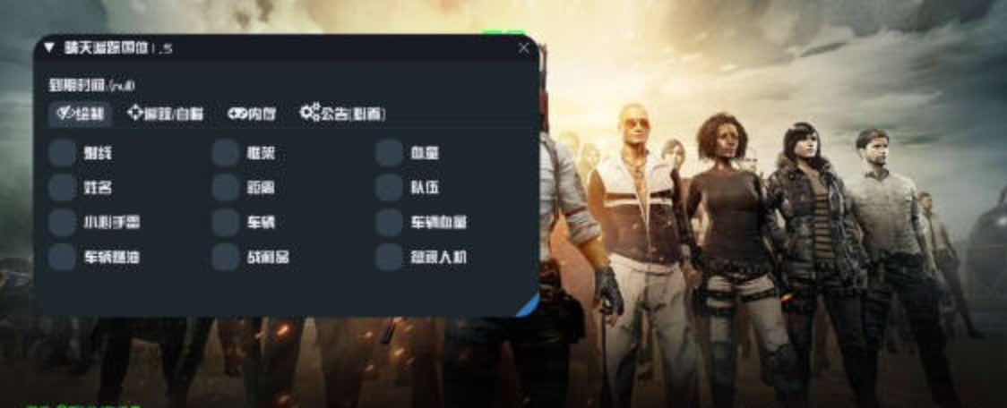 PUBG国体晴天绘制自瞄子追飞天一体直装 TC辅助网www.tcsq1.com5225