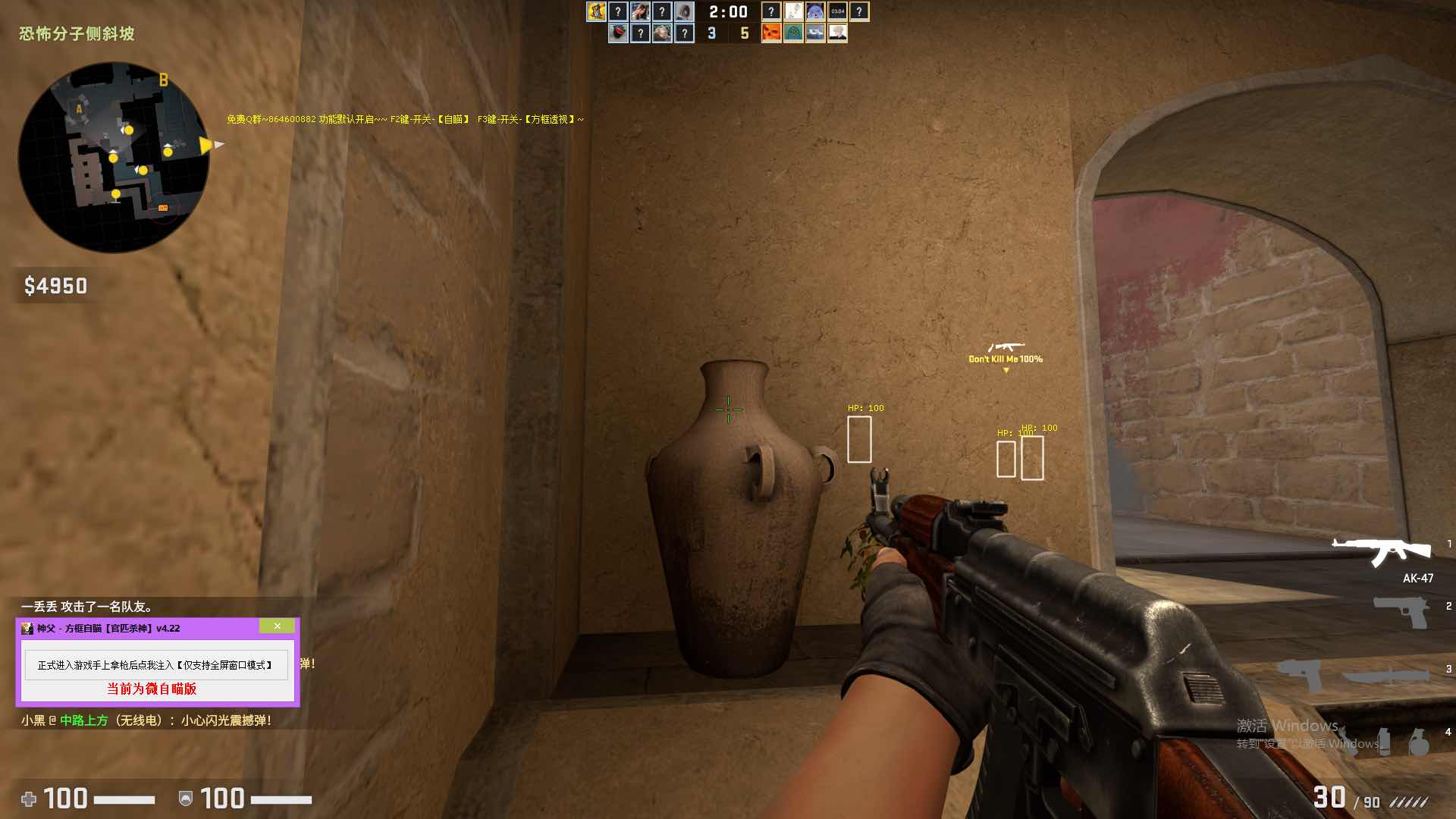 CSGO神父透视自瞄 TC辅助网www.tcsq1.com9392