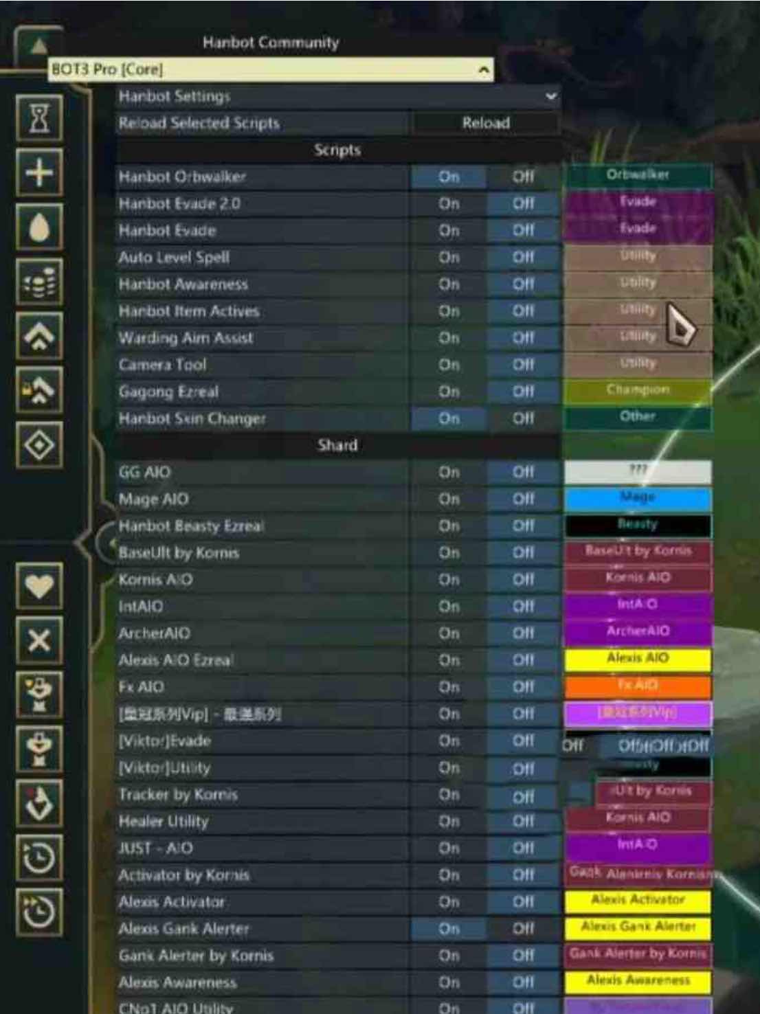 英雄联盟免费 Hanbot 脚本 v13.22 TC辅助网www.tcsq1.com615