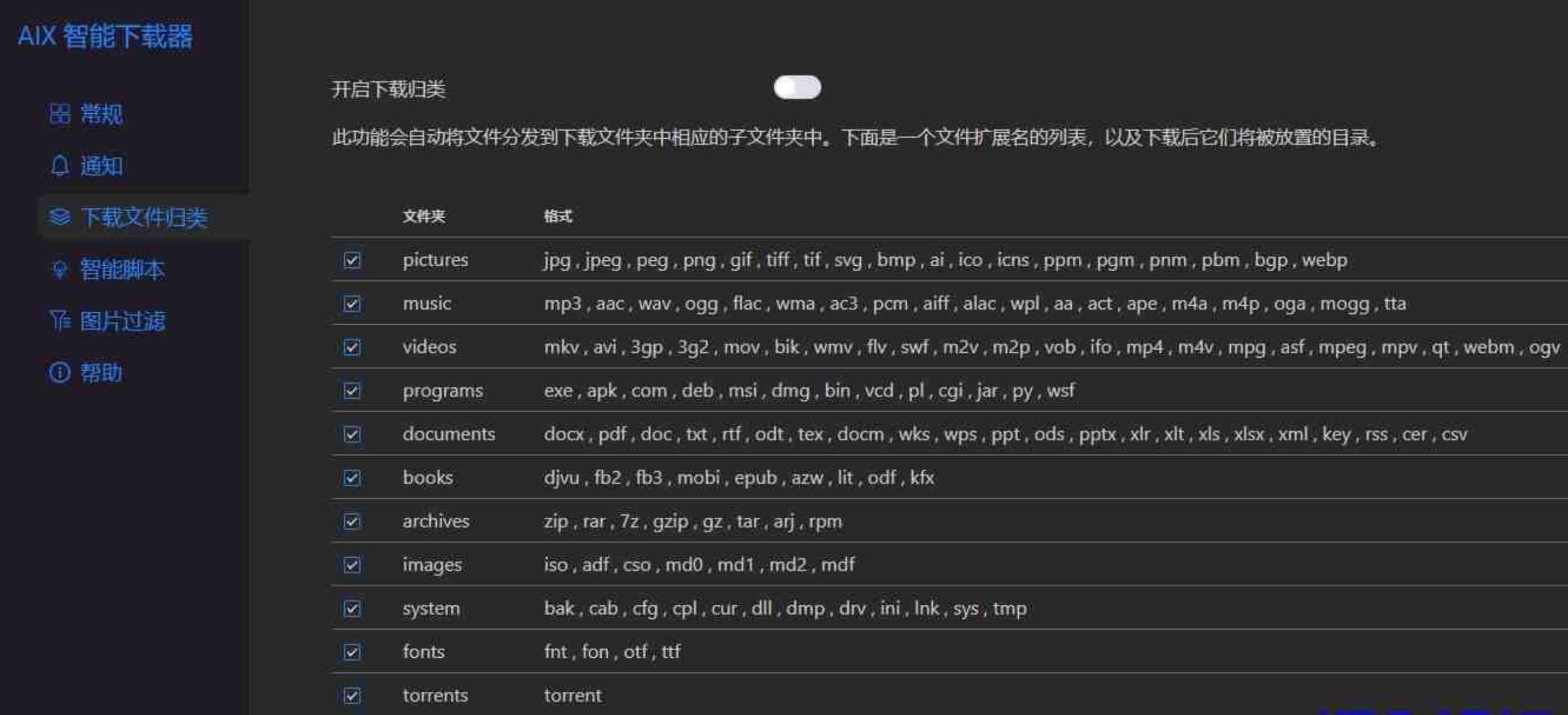 AIX网页嗅探插件可批量下载图片视频音频文档 TC辅助网www.tcsq1.com7952