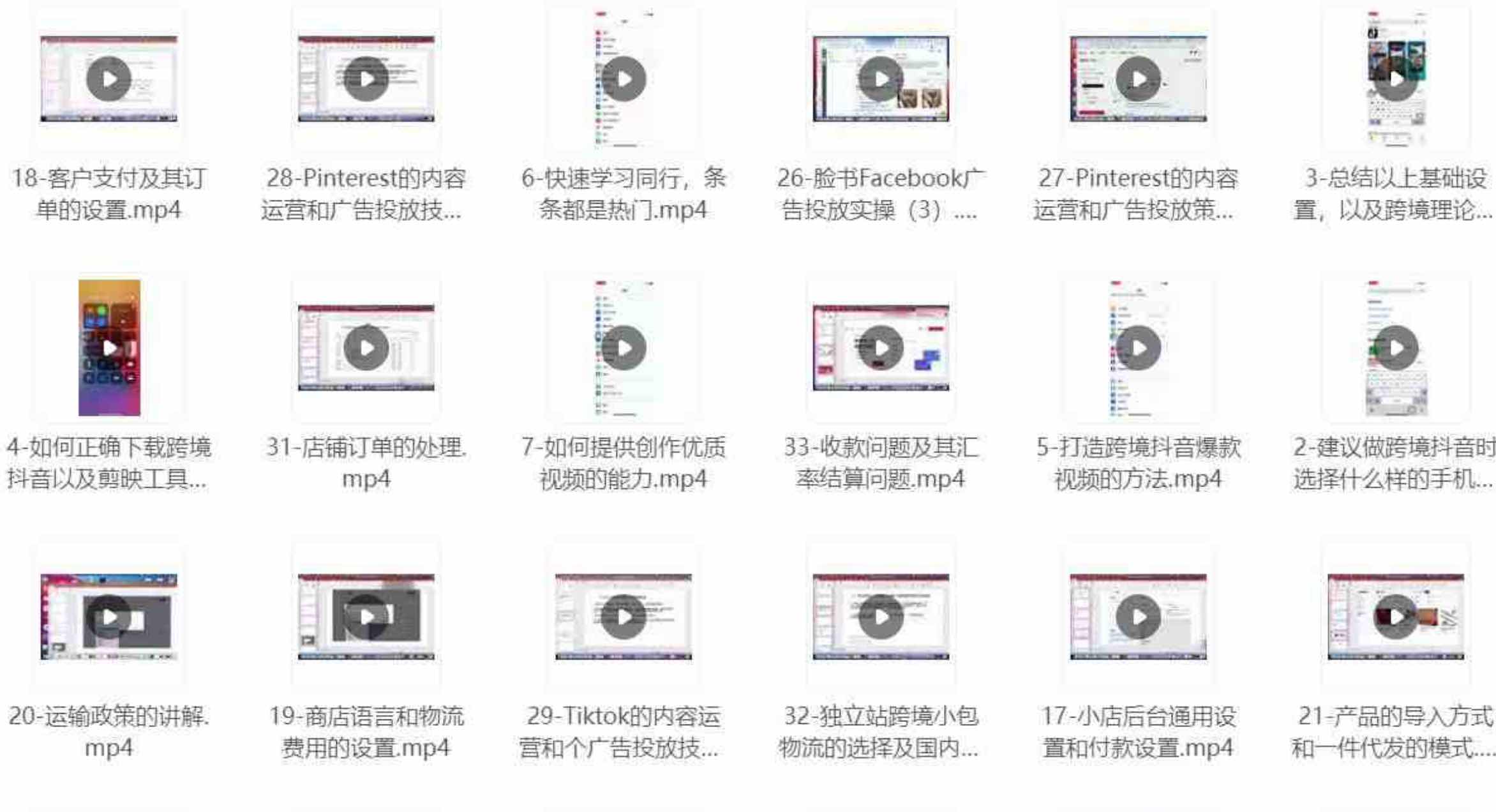 Tiktok+独立站0基础入门到精通 TC辅助网www.tcsq1.com9603