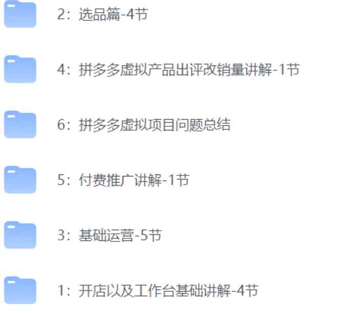 拼多多开店虚拟变现项目 入门到精通 TC辅助网www.tcsq1.com9036