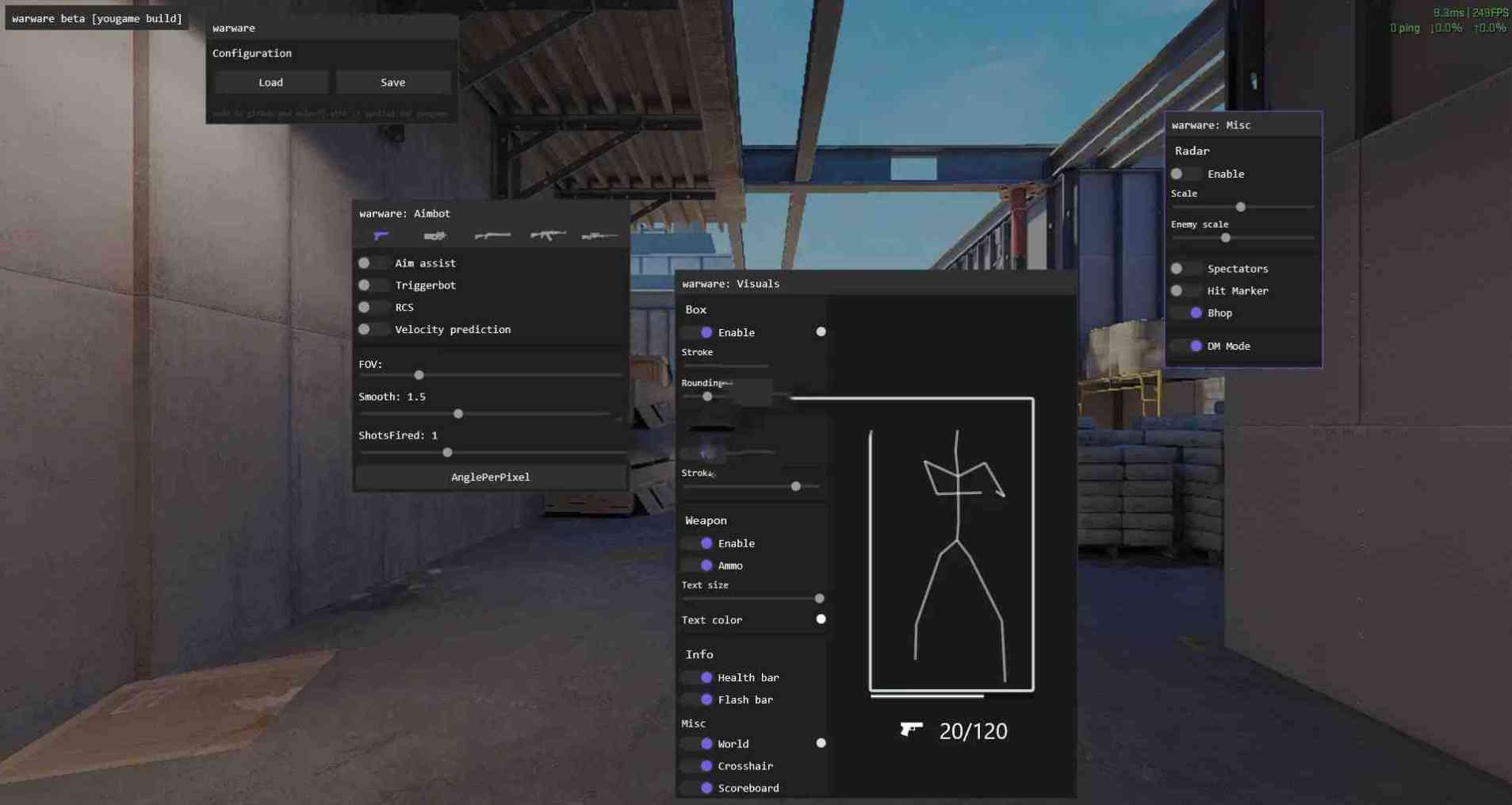 CS2免费WareWare作弊|Aimbot Wallhack等 TC辅助网www.tcsq1.com1316