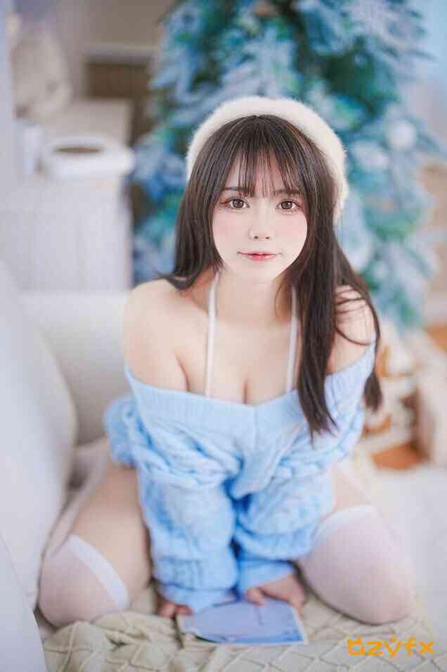 Tina很妖孽呀 – 蓝色秋冬毛衣 [27P-168MB] TC辅助网www.tcsq1.com9083