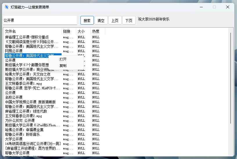 [win]灯笼搜索Vre 1.0.0 磁力搜索  资源大师 TC辅助网www.tcsq1.com7162